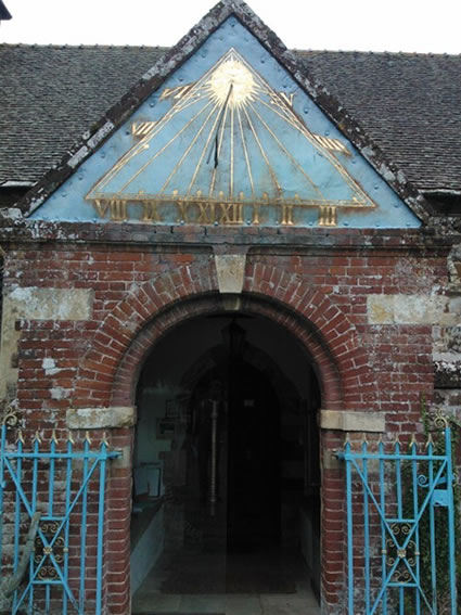 Sundial repairs to this Grade II Listed property